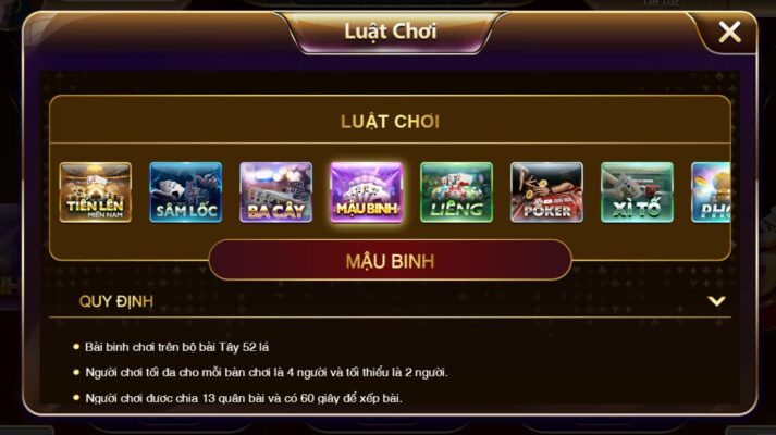 Kinh nghiệm chơi game bài Mậu binh luôn thắng khi tải Sunwin